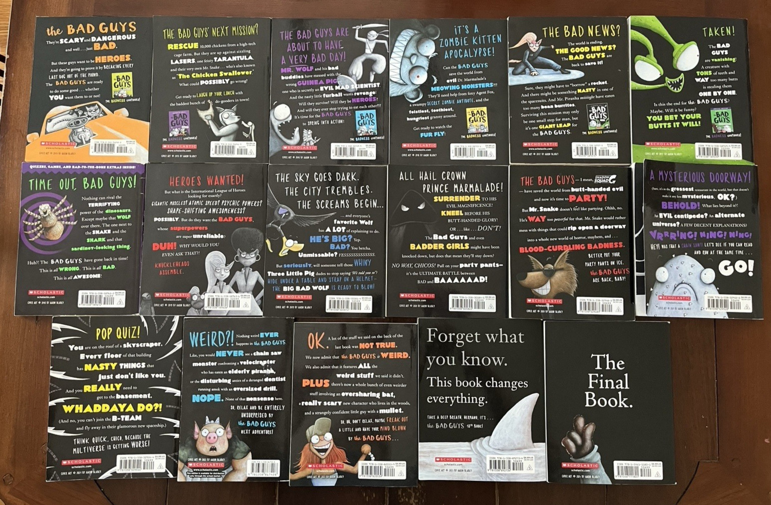 The Bad Guys by Aaron Blabey Book Lot of 17 PB – ALMOST COMPLETE SET!