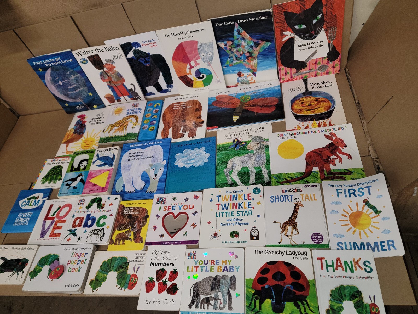 Lot of 5 Eric Carle Picture/Board Books for Children’s Kid Toddler *Random Mix*