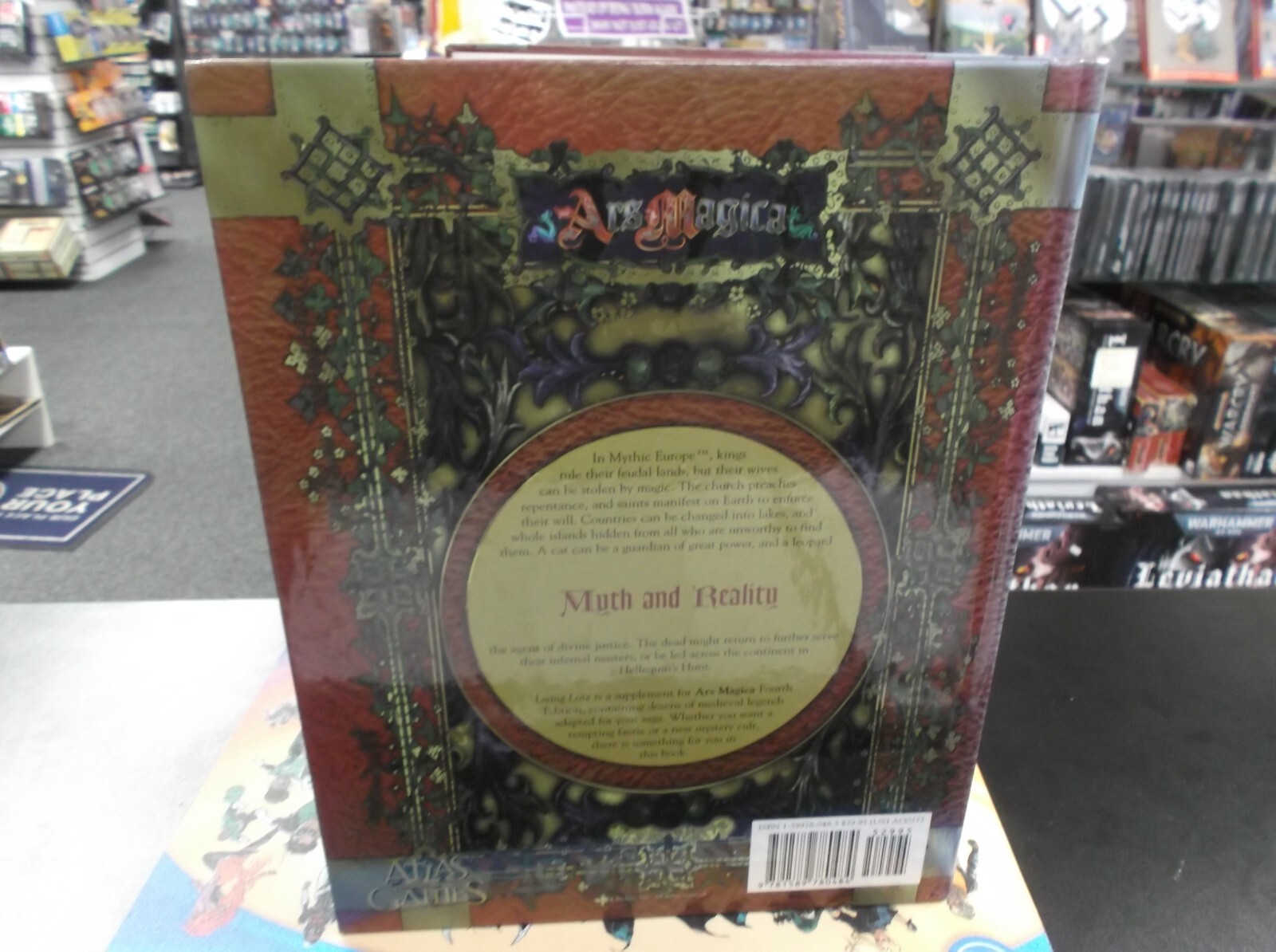 Living Lore HC Ars Magica 4E Fourth Edition Atlas Games