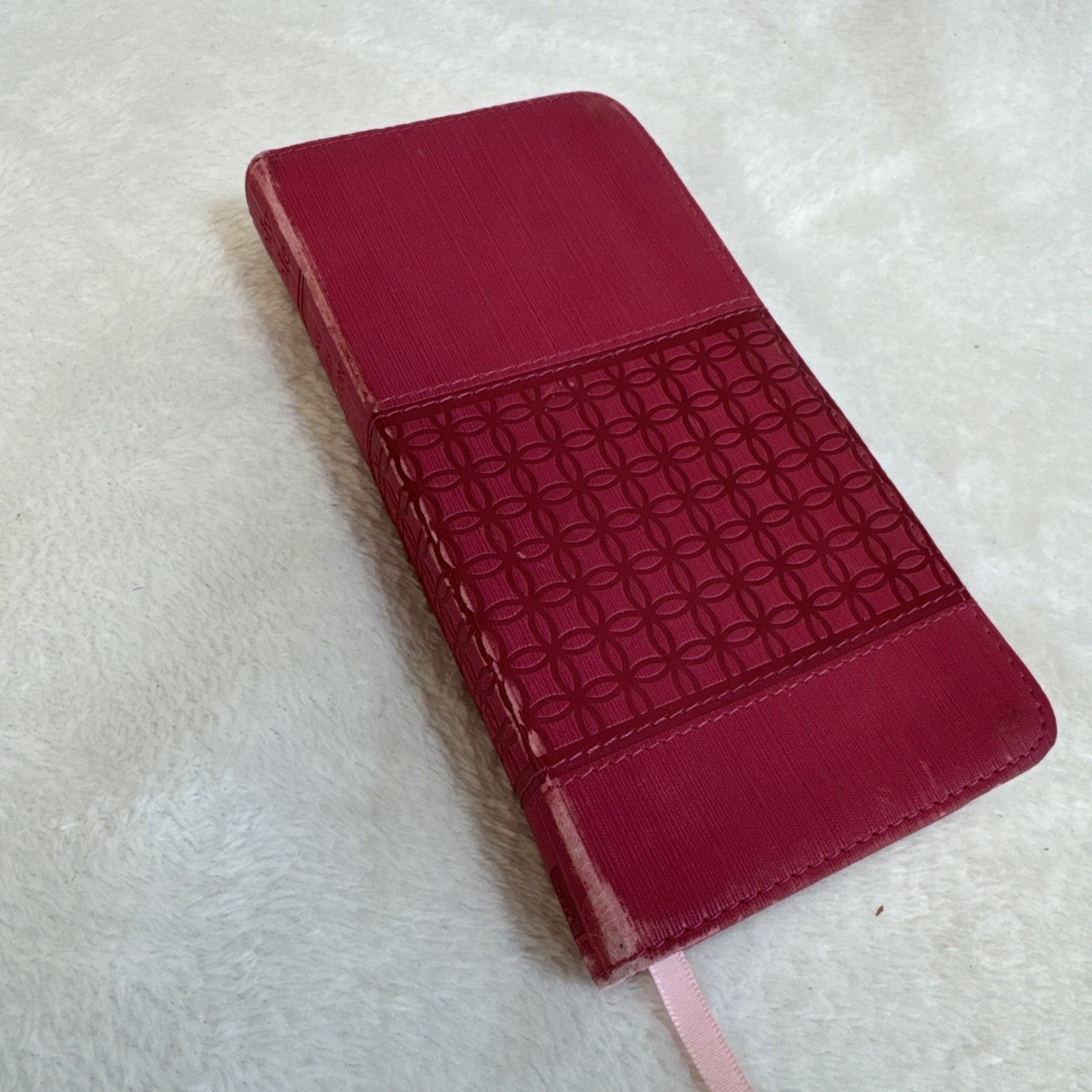 Barbour Holy Bible King James Version Pink Faux Leather KJV 9781616265229