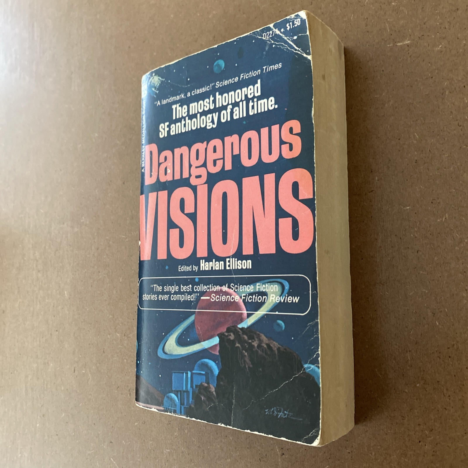 Harlan Ellison vintage 4 book lot – Oblivion, Wonderland, Visions, Shatterday