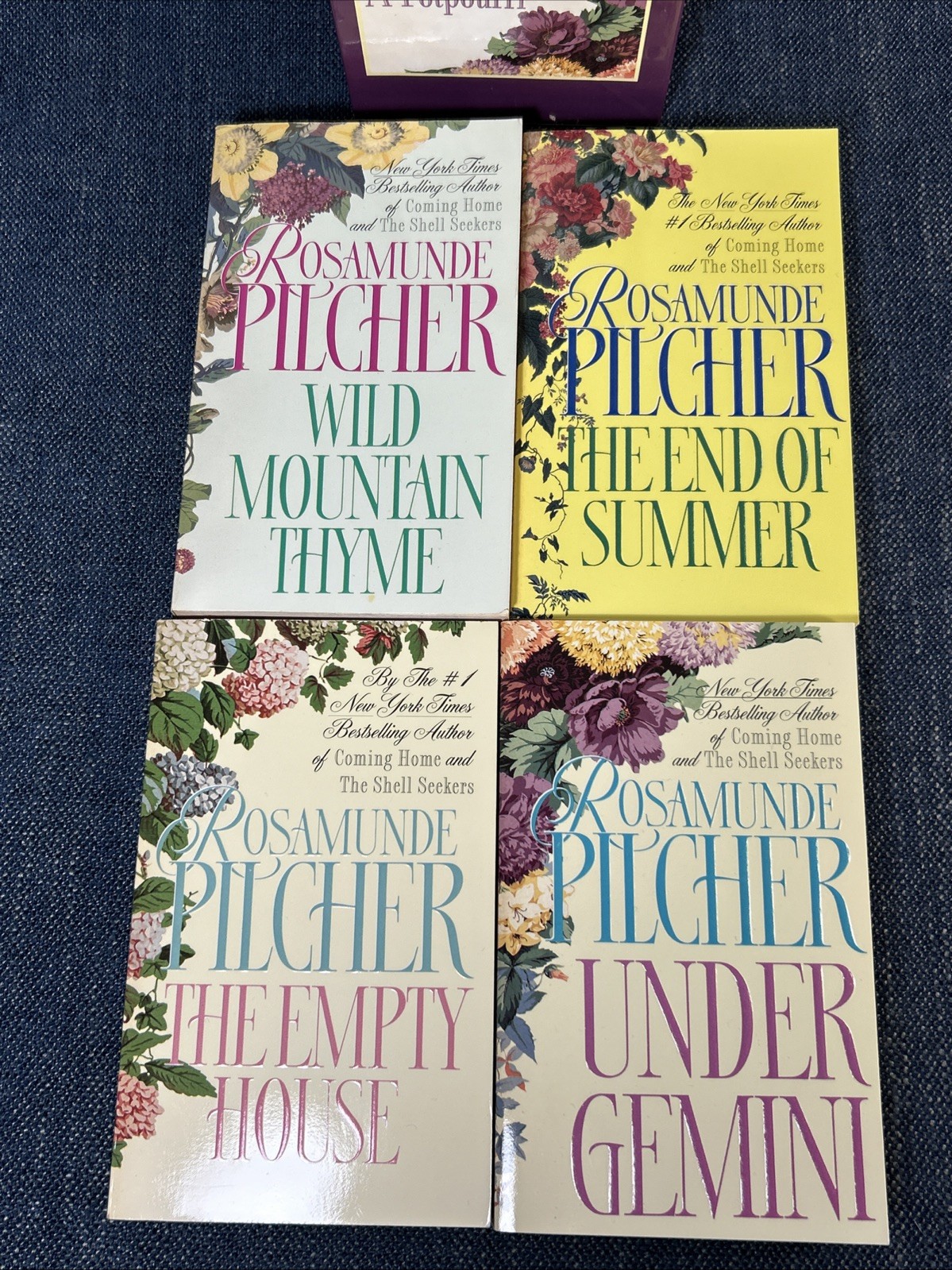 Rosamunde Pilcher: A Potpourri Boxed Set of 4 Paperback Books – Excellent