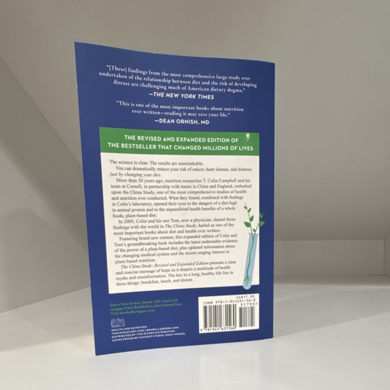 China Study Revised & Expanded Edition by Campbell (2016, Trade Paperback)