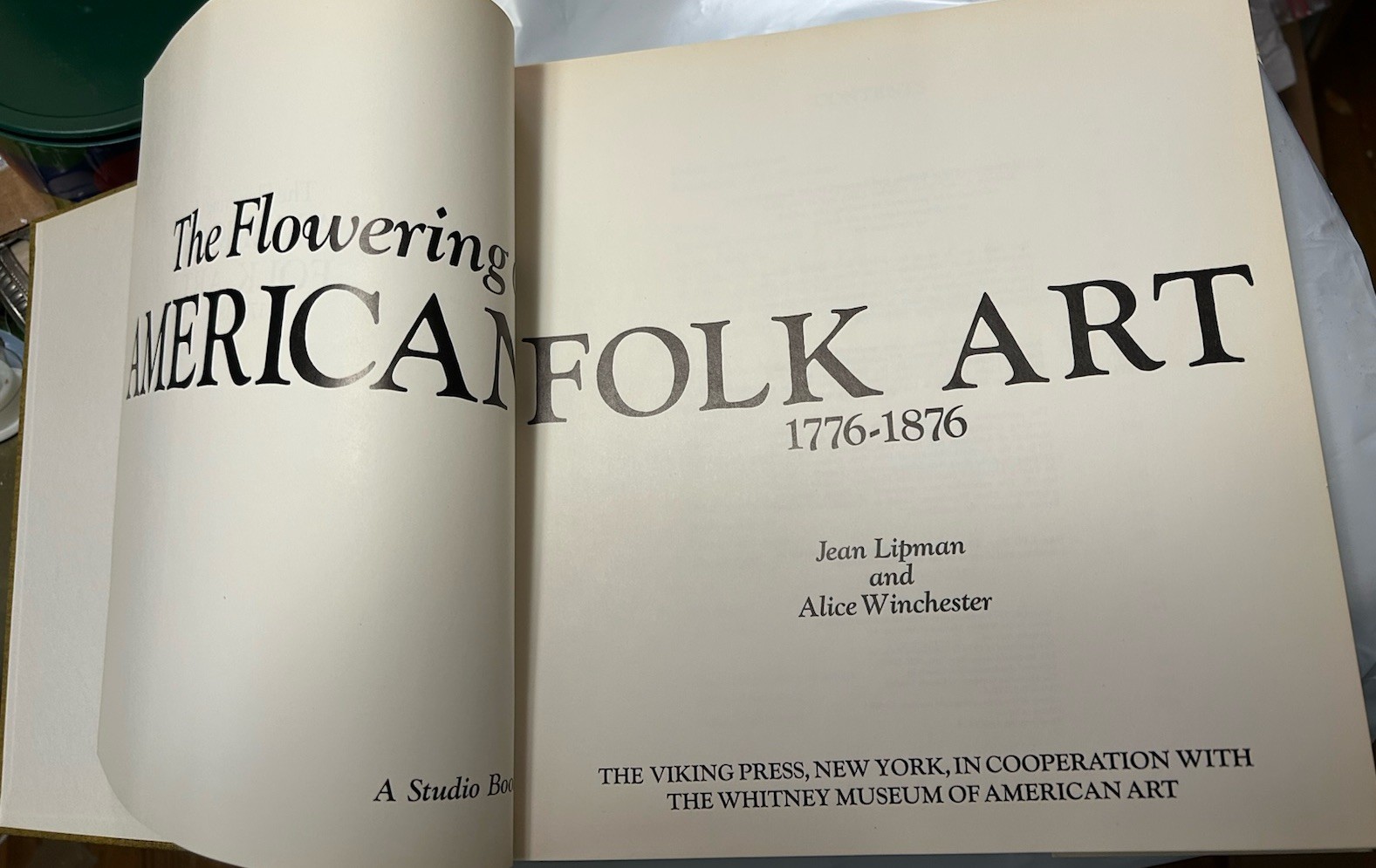 The Flowering of American Folk Art (1776 – 1876) HC
