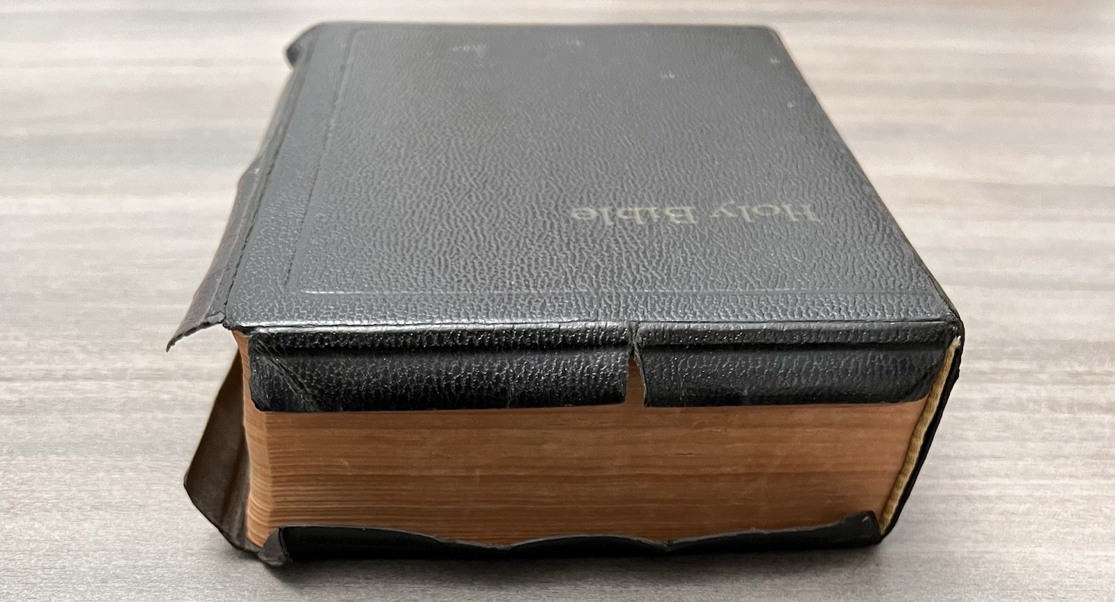 Handsize 1945 National Bible Press; Self Pronouncing KJV Study Helps; Color Maps