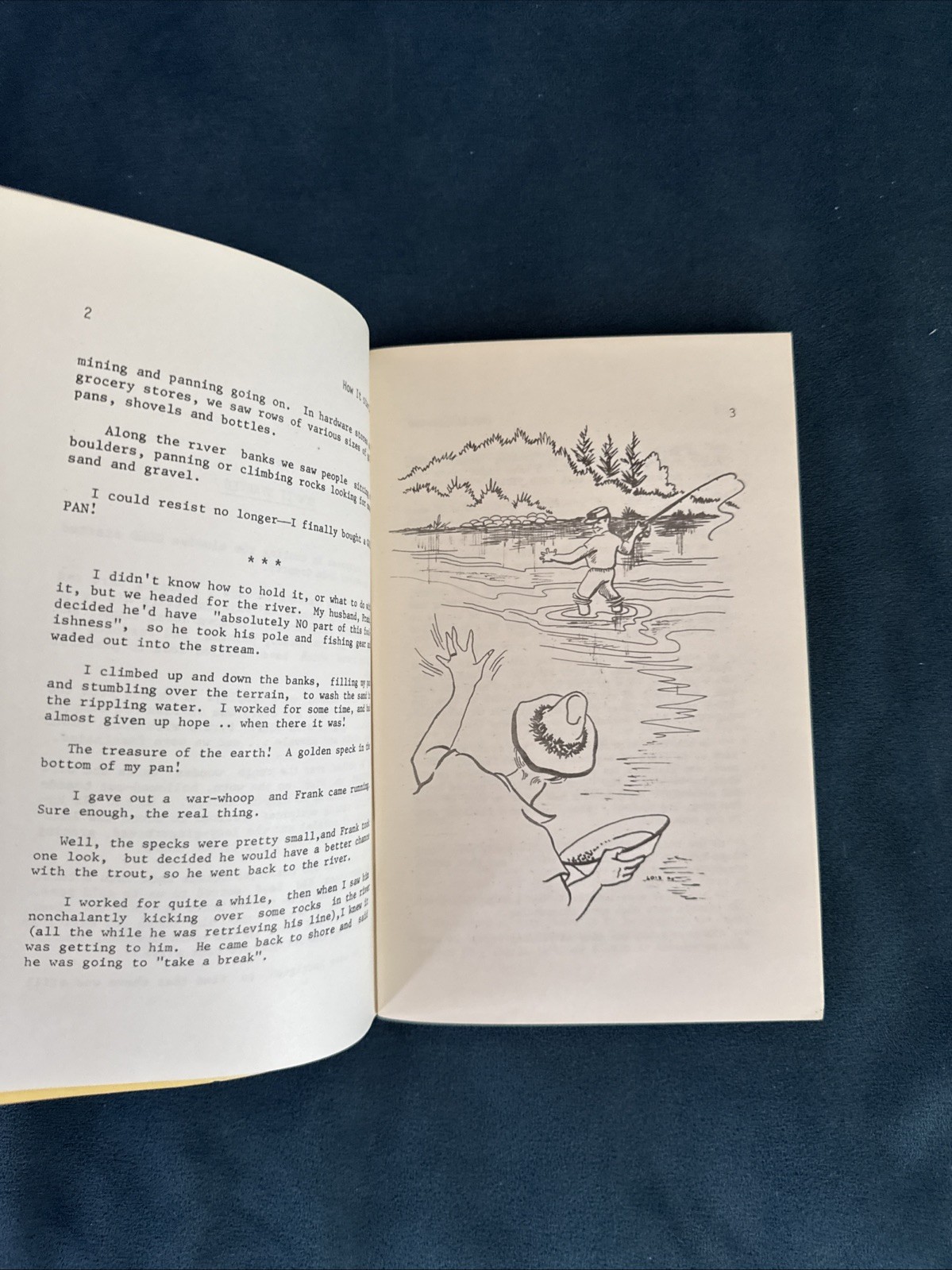 Gold Fever The Art of Panning and Sluicing Lois De Lorenzo 1970 PB Booklet VTG