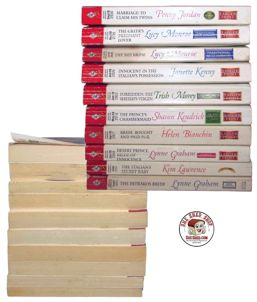 Lot of 10 Harlequin Presents Romance Paperback Books Lynne Graham Lucy Monroe