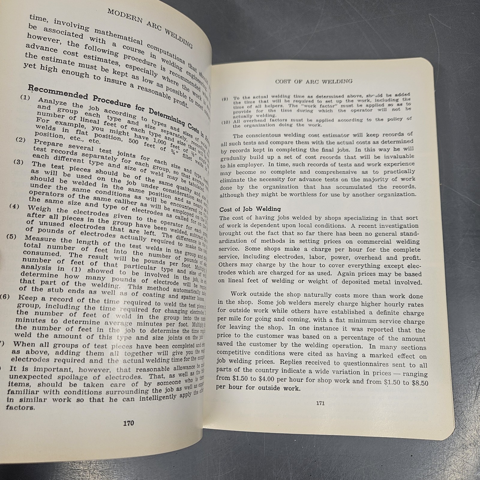 Vintage Modern Arc Welding Procedure And Practice Hobart Trade School Reference