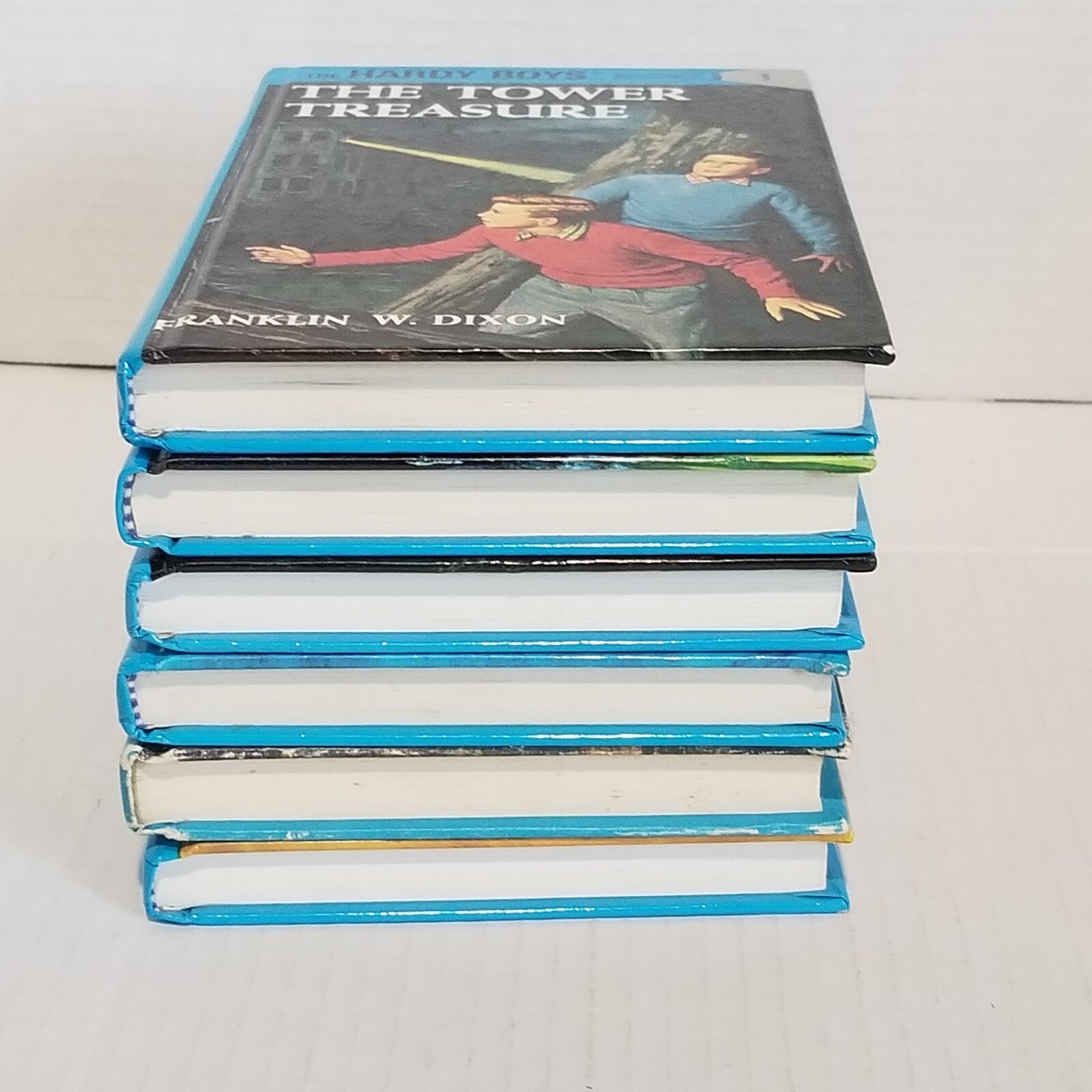 Hardy Boys Lot 6 Hardcover Set Franklin W Dixon Flashlight Matte