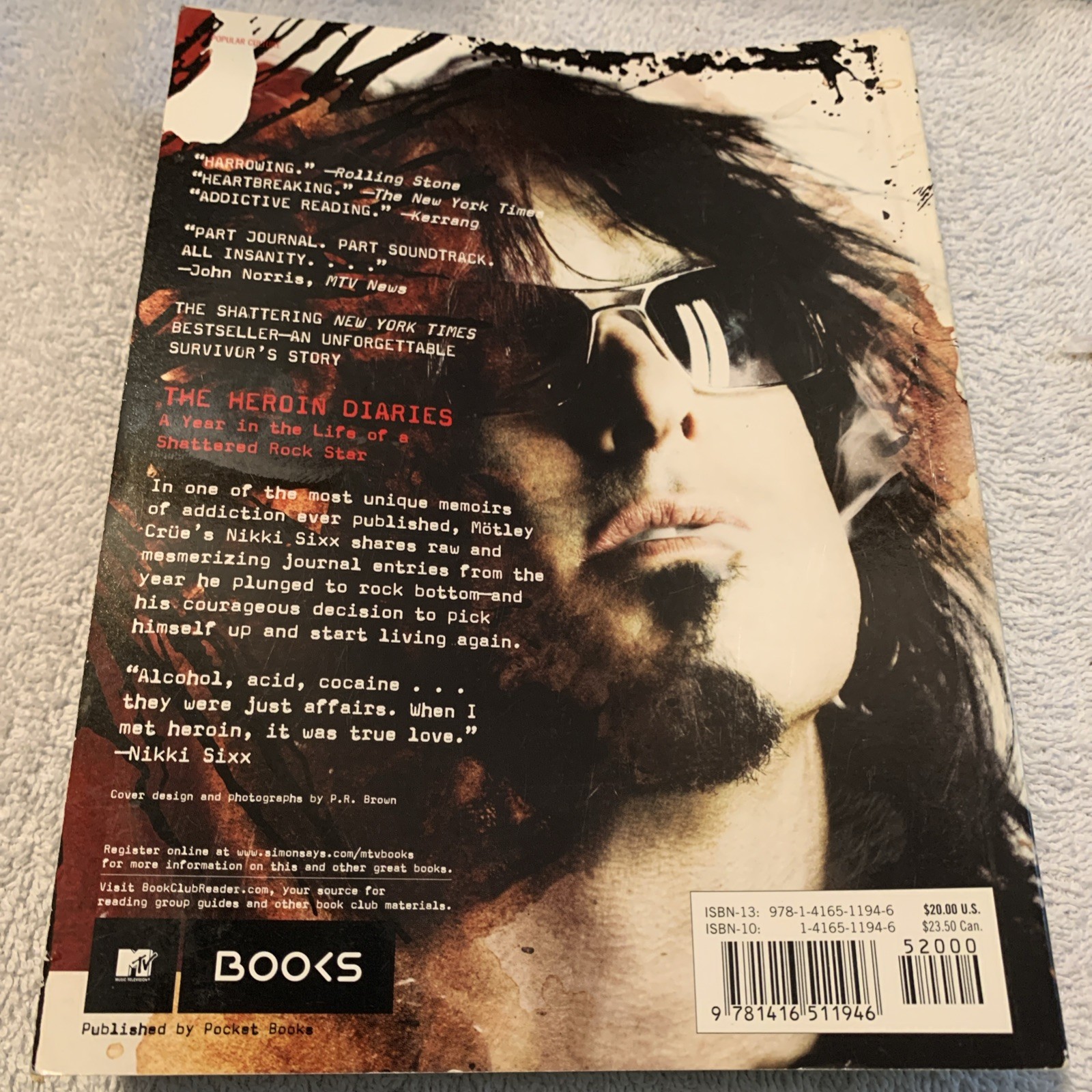 Heroin Diaries : A Year in the Life of a Shattered Rock Star by Nikki Sixx…