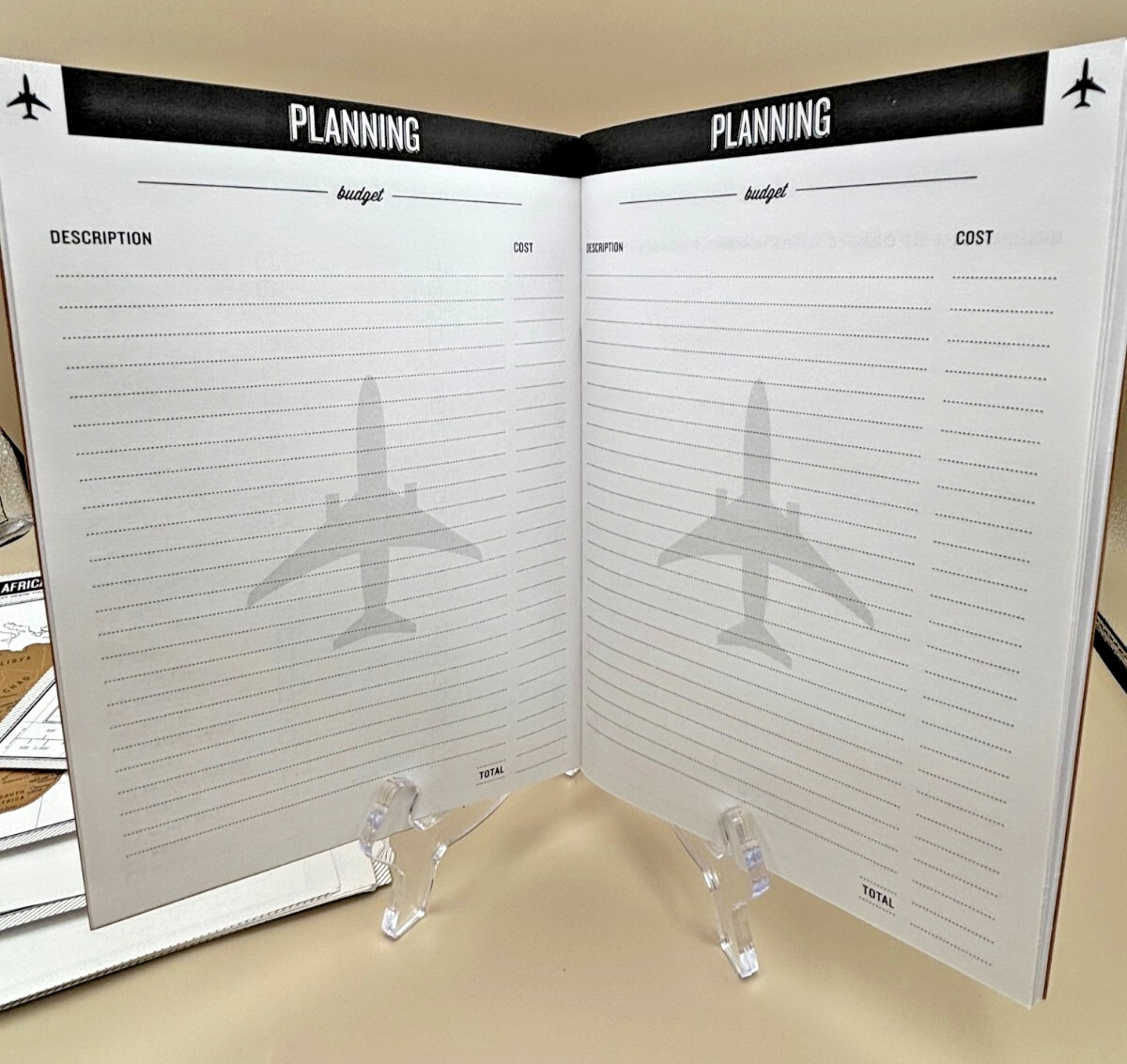 Travel Journal Kit Knock Knock Journal Frommer’s Packing Tips Travelogue Map Set