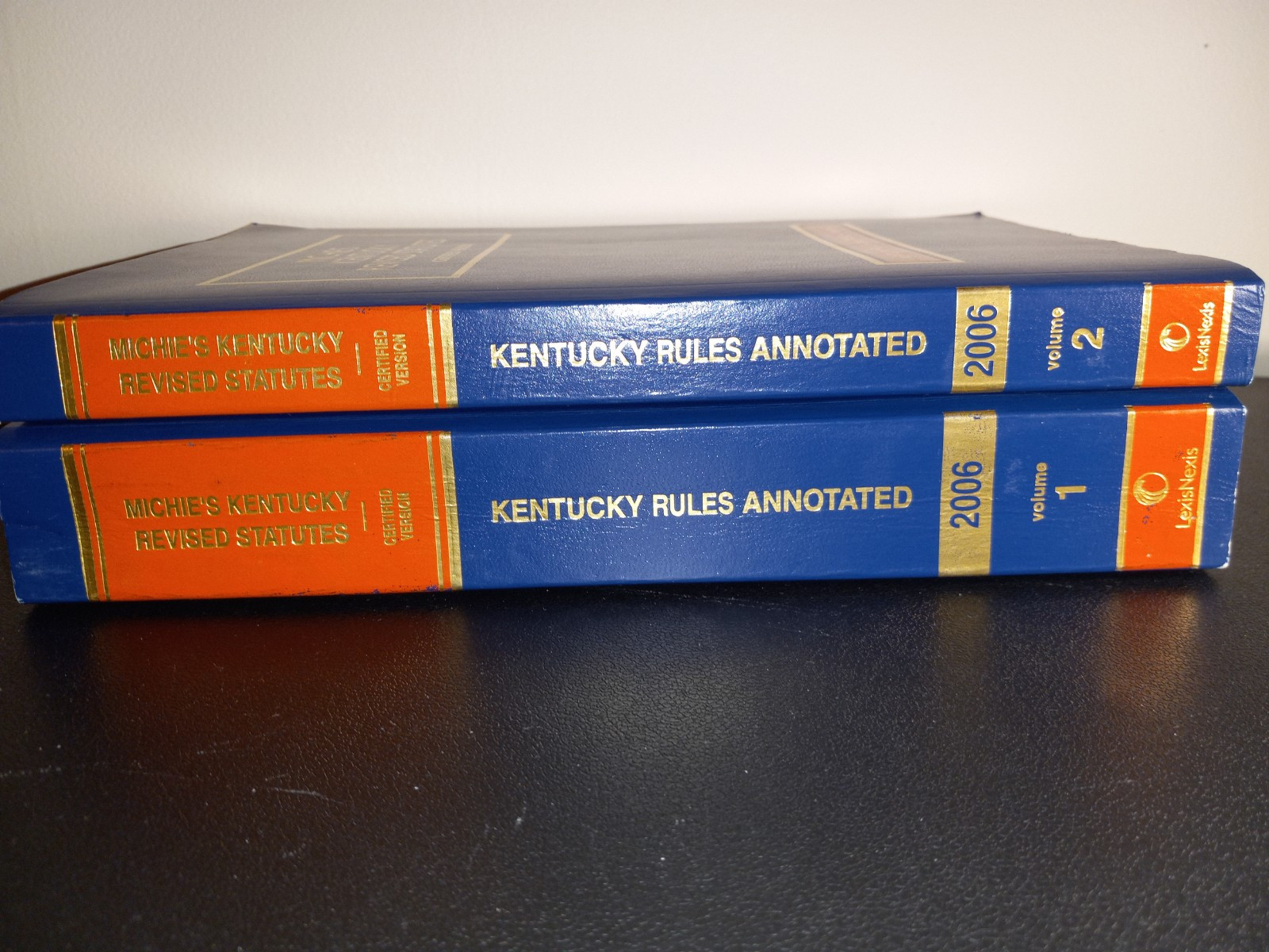 Michie’s Kentucky Revised Statutes Volume 1 & 2 2006 Lexis Nexus Michies Law