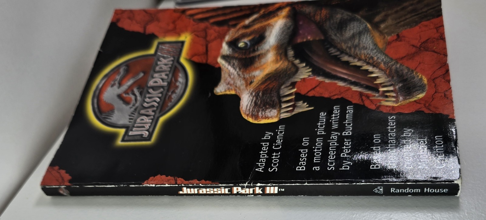 Jurassic Park III Junior Novelization Scott Ciencin Paperback 2001 Movie Tie-In