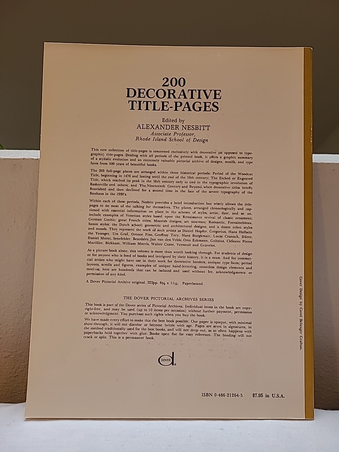 Two Hundred Decorative Title Pages by Nesbitt, Alexander [18]