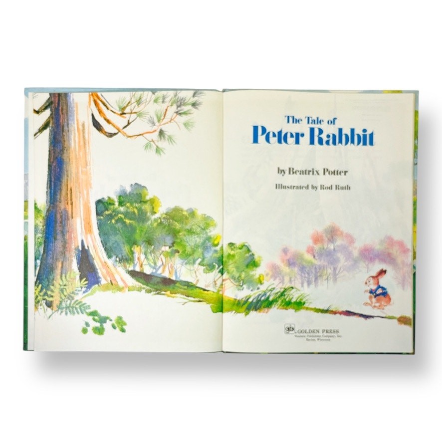 The Tales of Peter Rabbit Big Golden Book Beatrix Potter Children’s Picture Book