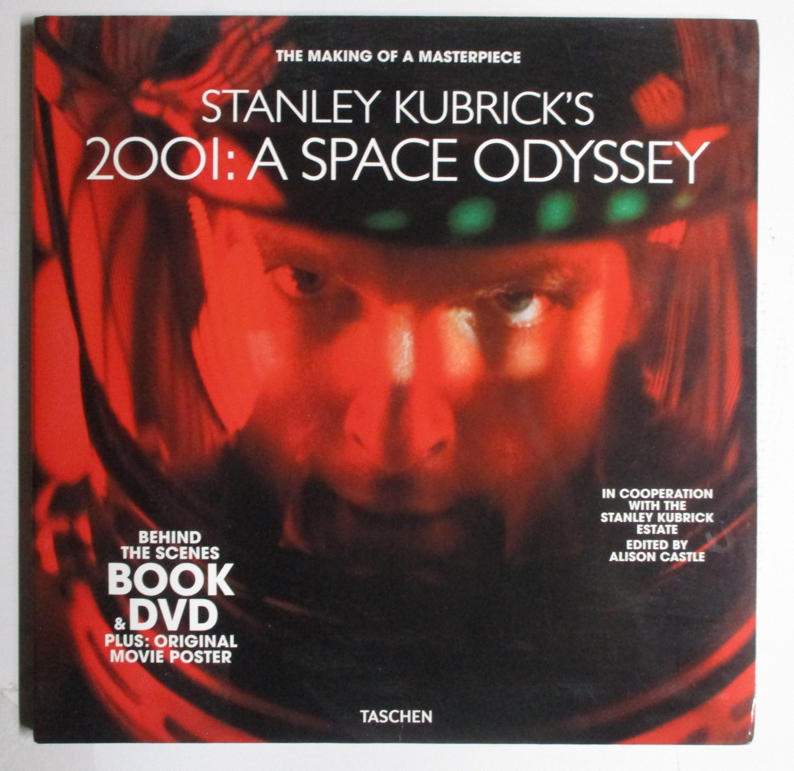 Taschen MAKING OF STANLEY KUBRICK 2001: A SPACE ODYSSEY Book/DVD/movie poster