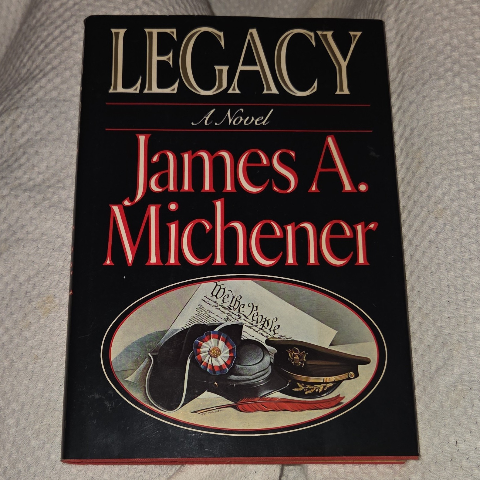 James A. Michener Legacy Hardcover Random House 1987 First Edition Dust Jacket
