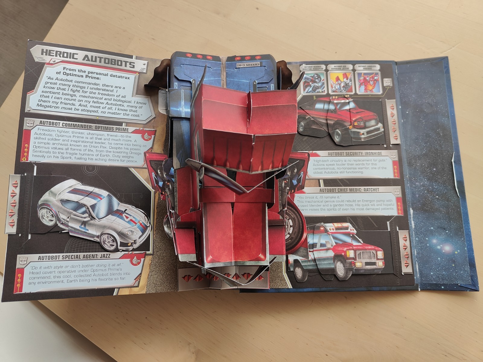 Transformers Pop Up Book, Matthew Reinhart * Special Edition * Rare