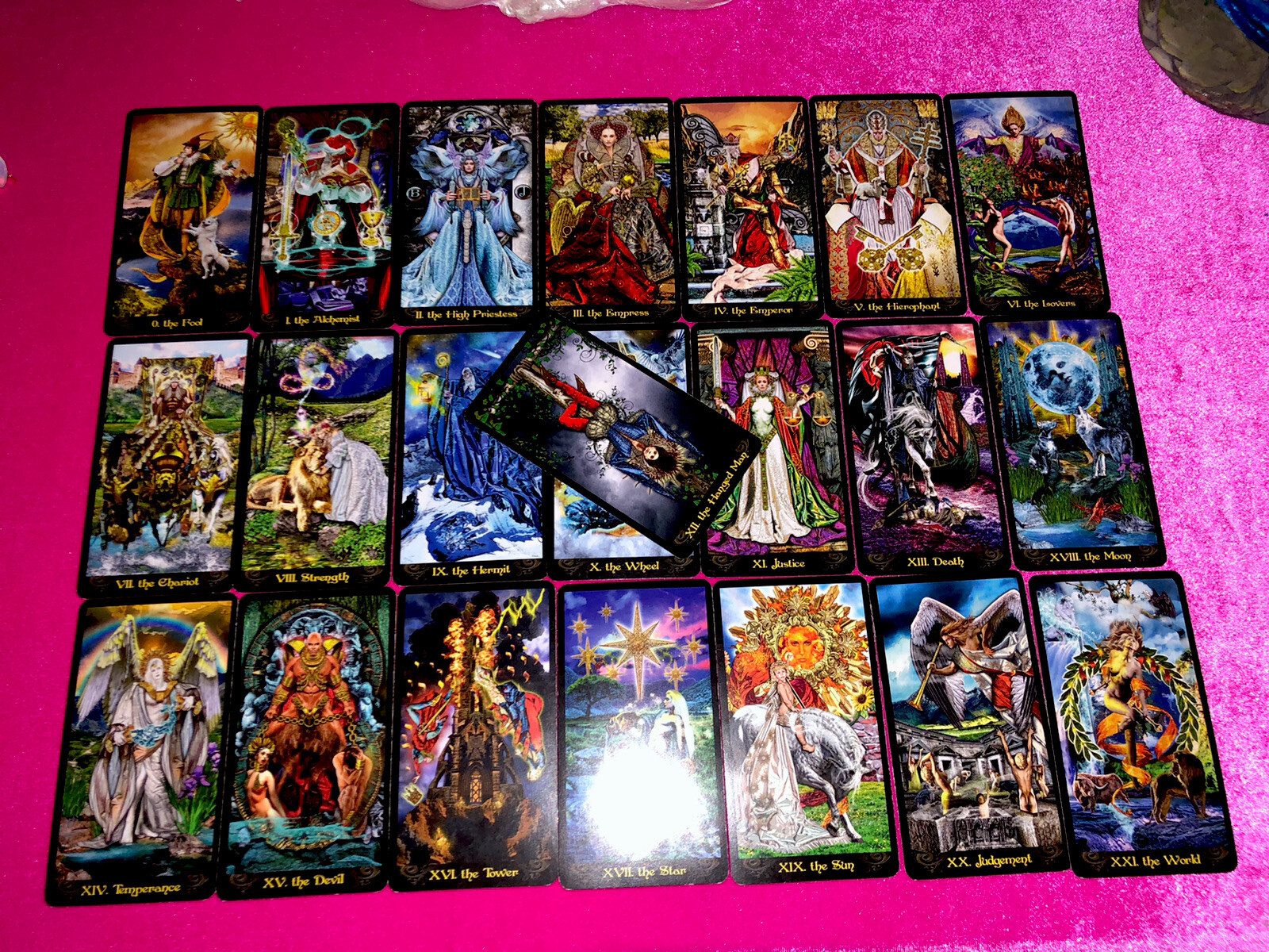 Tarot Illuminati Deck by Erik C. Dunne and Kim Huggens (2017, Cards,Flash Cards)
