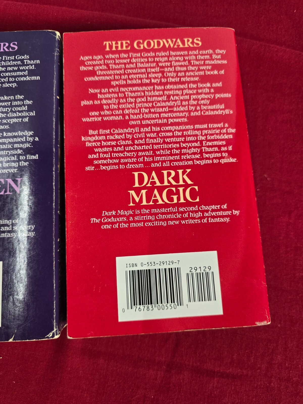 THE GODWARS 1 & 2 By Angus Wells Dark Magic & Forbidden Magic