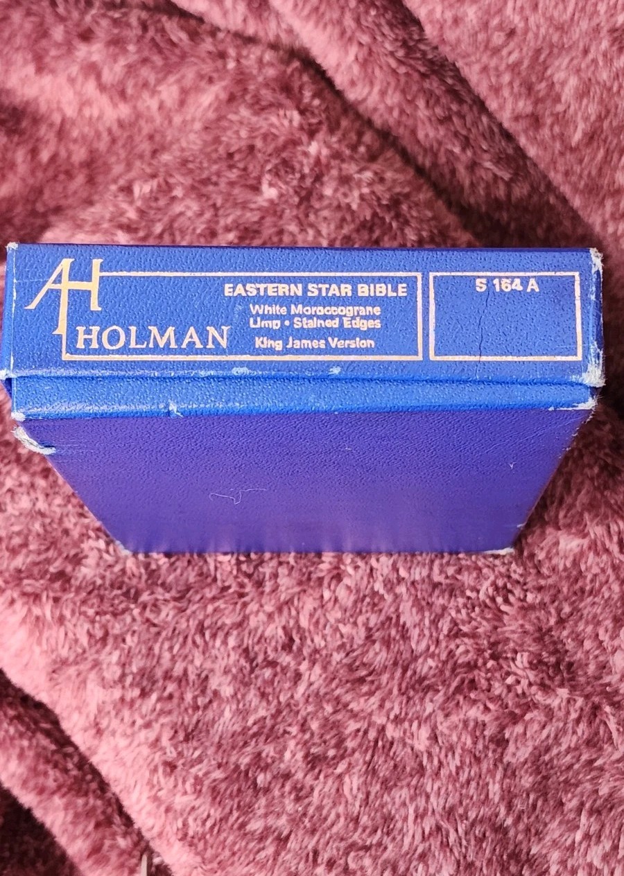 HOLY BIBLE * OES – Holman Edition KJV 5.5″x3.5″ – Eastern Star