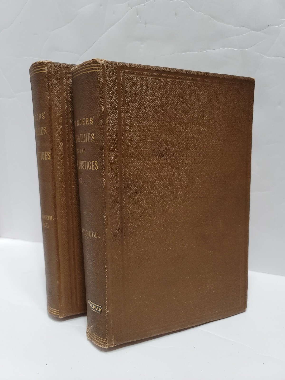 Flanders Lives & Times of the Chief Justices By FLANDERS Vol 1 & 2 J.W. J 1881