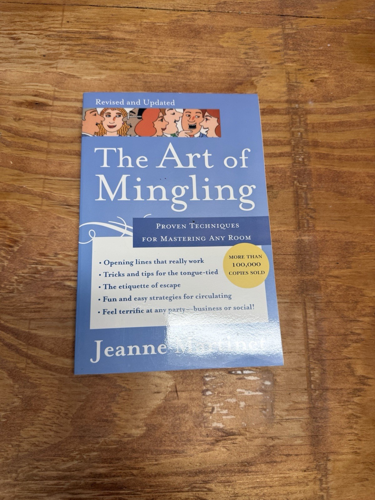 2006 THE ART OF MINGLING by Jeanne Martinet Self-Help Paperback Book
