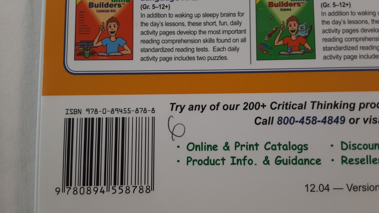 2 Critical Thinking Co Grades 2-3 Editor in Chief Dr DooRiddle Homeschool Lot