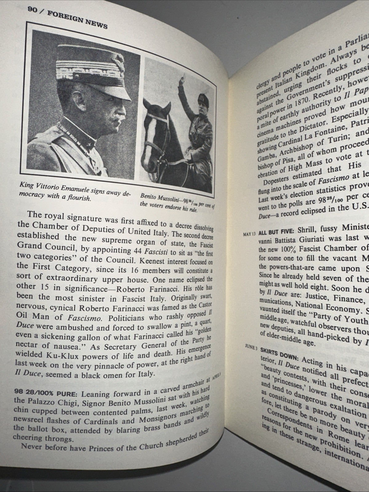Time Magazine Time Capsule 1929 Year In Review Published 1967 Trade Paperback