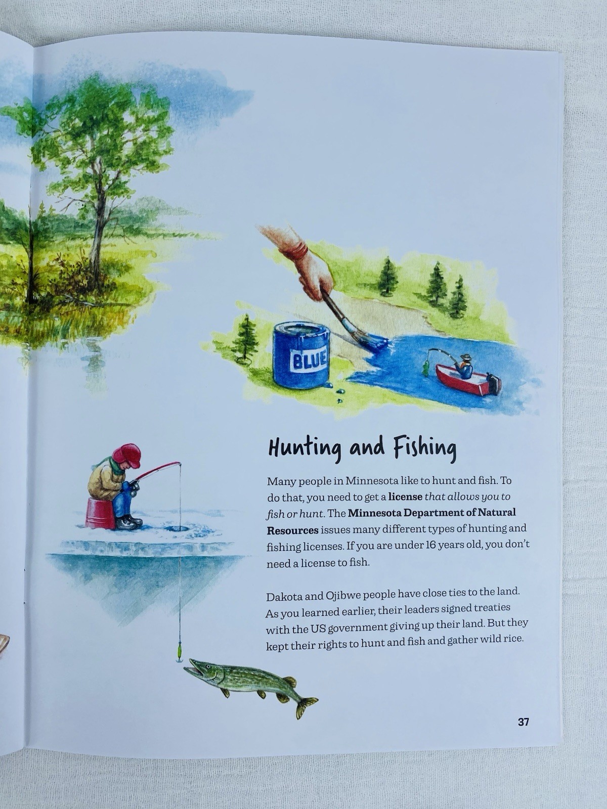 Making Minnesota – A Kids Activity Book. 45 Pages Paperback by Patricia Bauer
