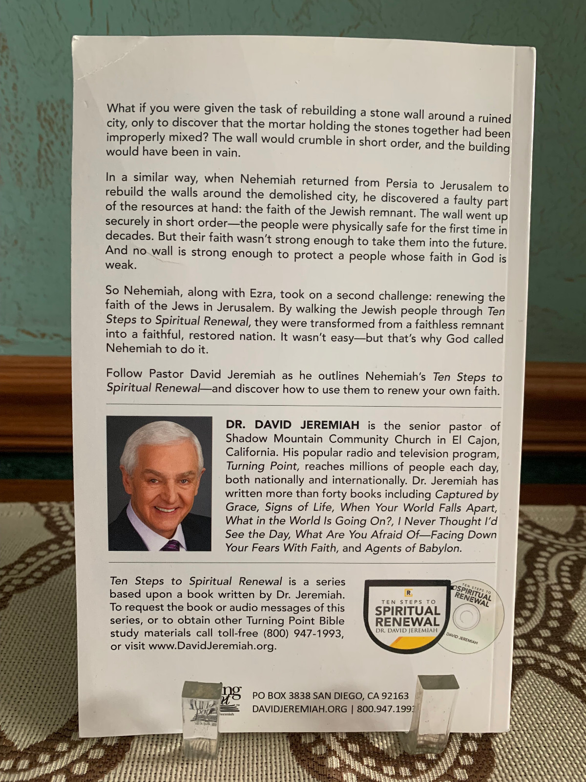 Ten Steps to Spiritual Renewal Study Guide by Dr. David Jeremiah (2021, Paperbac