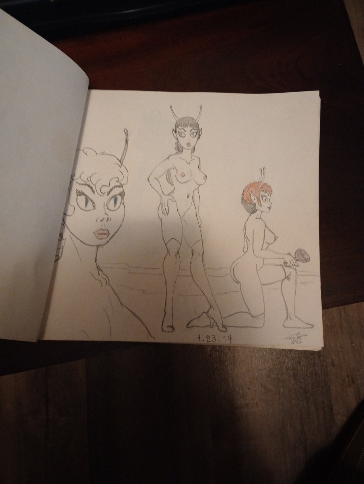 Adult Art Drawings 45 Pages By John A. Goester