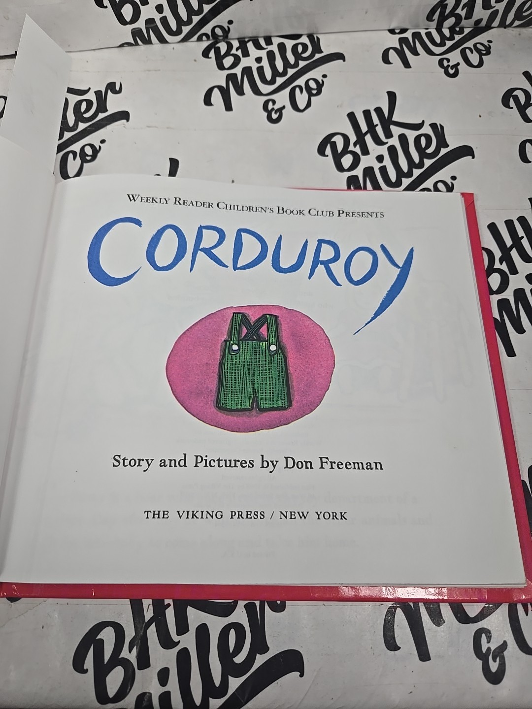 Corduroy by Don Freeman, Hardback, Preowned