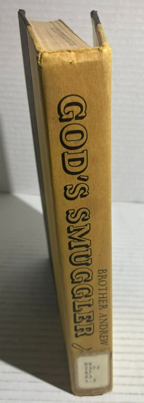 God’s Smuggler by Brother Andrew with John & Elizabeth Sherrill 1967 1ST Printng