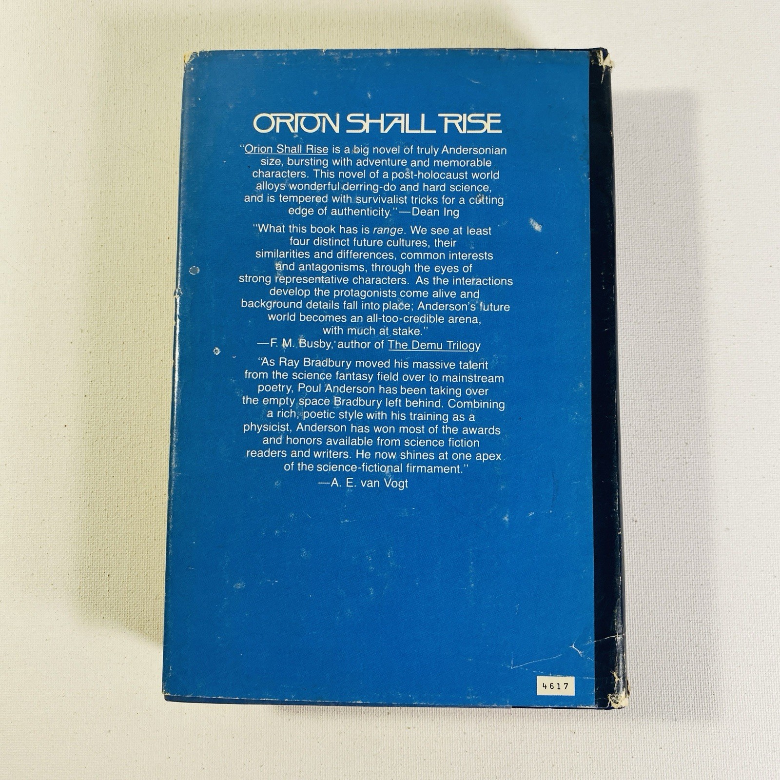 Orion Shall Rise by Paul Anderson (1983, Hardcover)