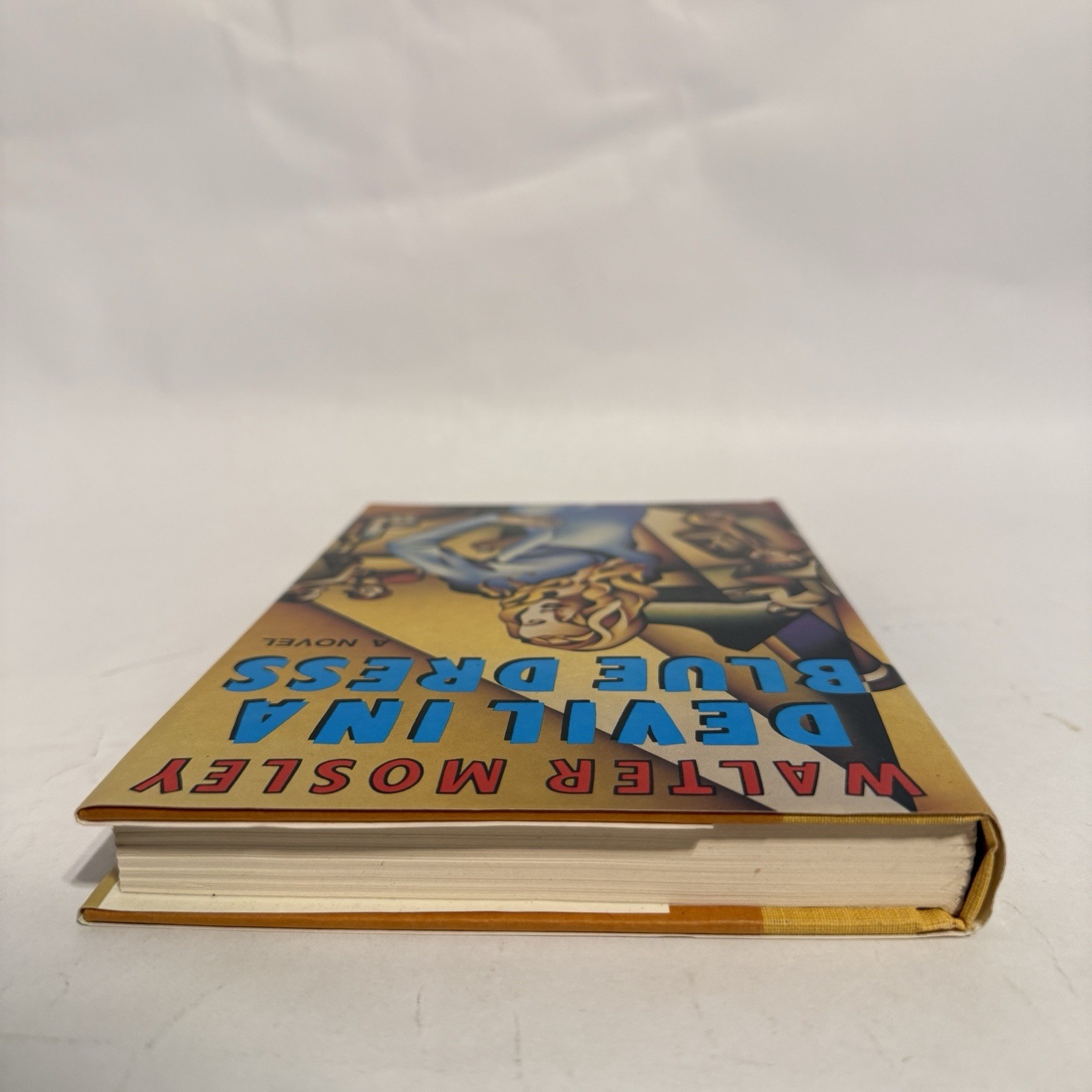 Walter Mosley DEVIL IN A BLUE DRESS Signed 1st Edition 1990 / JLG