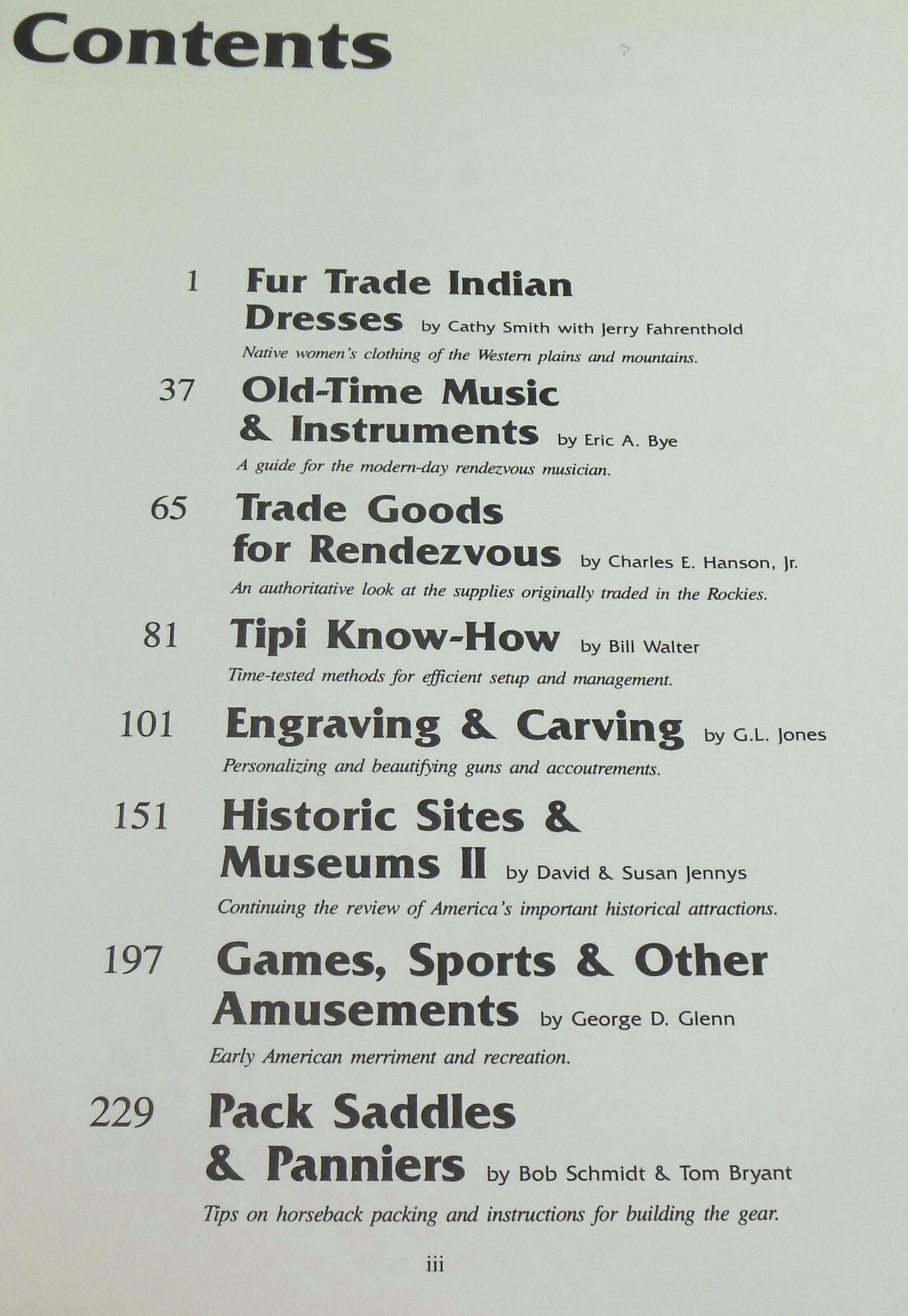 Book of Buckskinning V Muzzleloaders Rendezvous Goods Fur Trade Indian Dresses