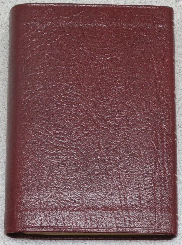 Holy Bible KJV Holman 1989 – Bonded Leather – Button Snap – Burgundy Verse Ref