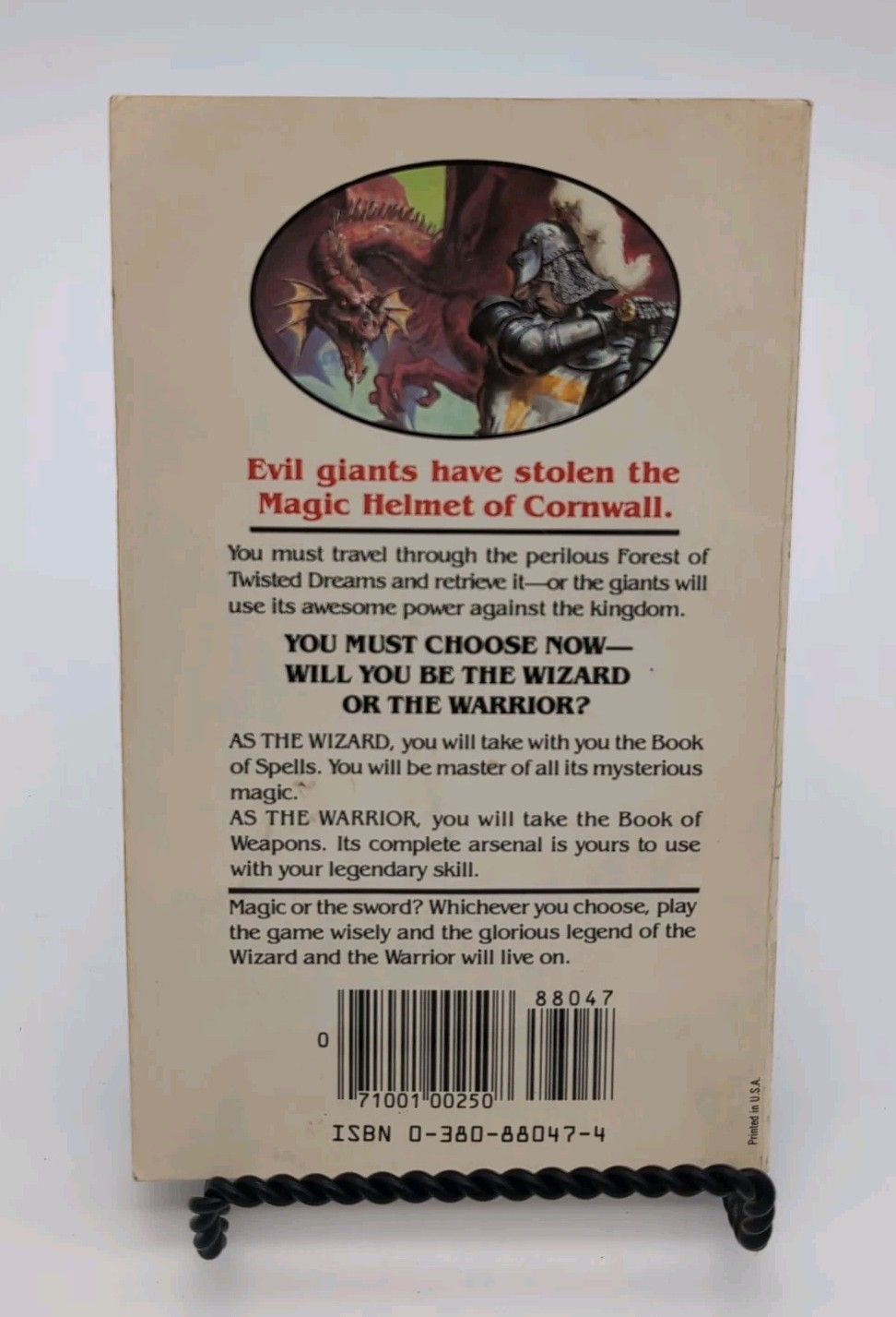 Wizards, Warriors and You #1 The Forest of Twisted Dreams R.L. Stine Very Good
