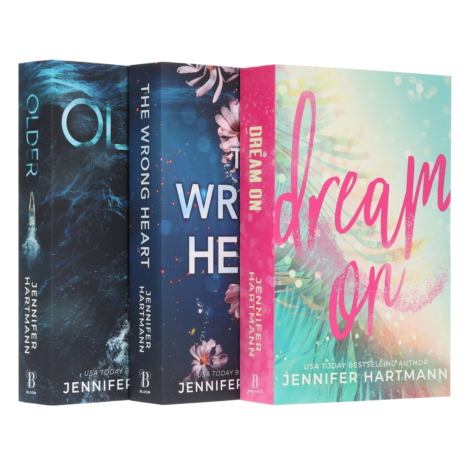 Jennifer Hartmann (The Wrong Heart, Older & Dream On) 3 Books – Paperback