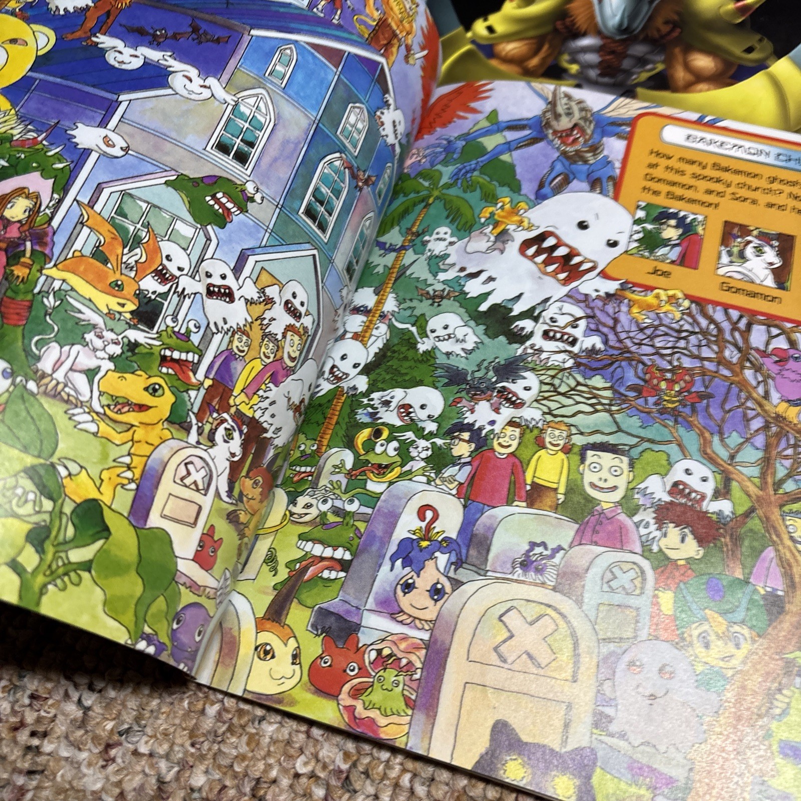 Lot of 6 Vintage 2000 #1-6 Digimon Books – conditions vary +Let’s find Digimon
