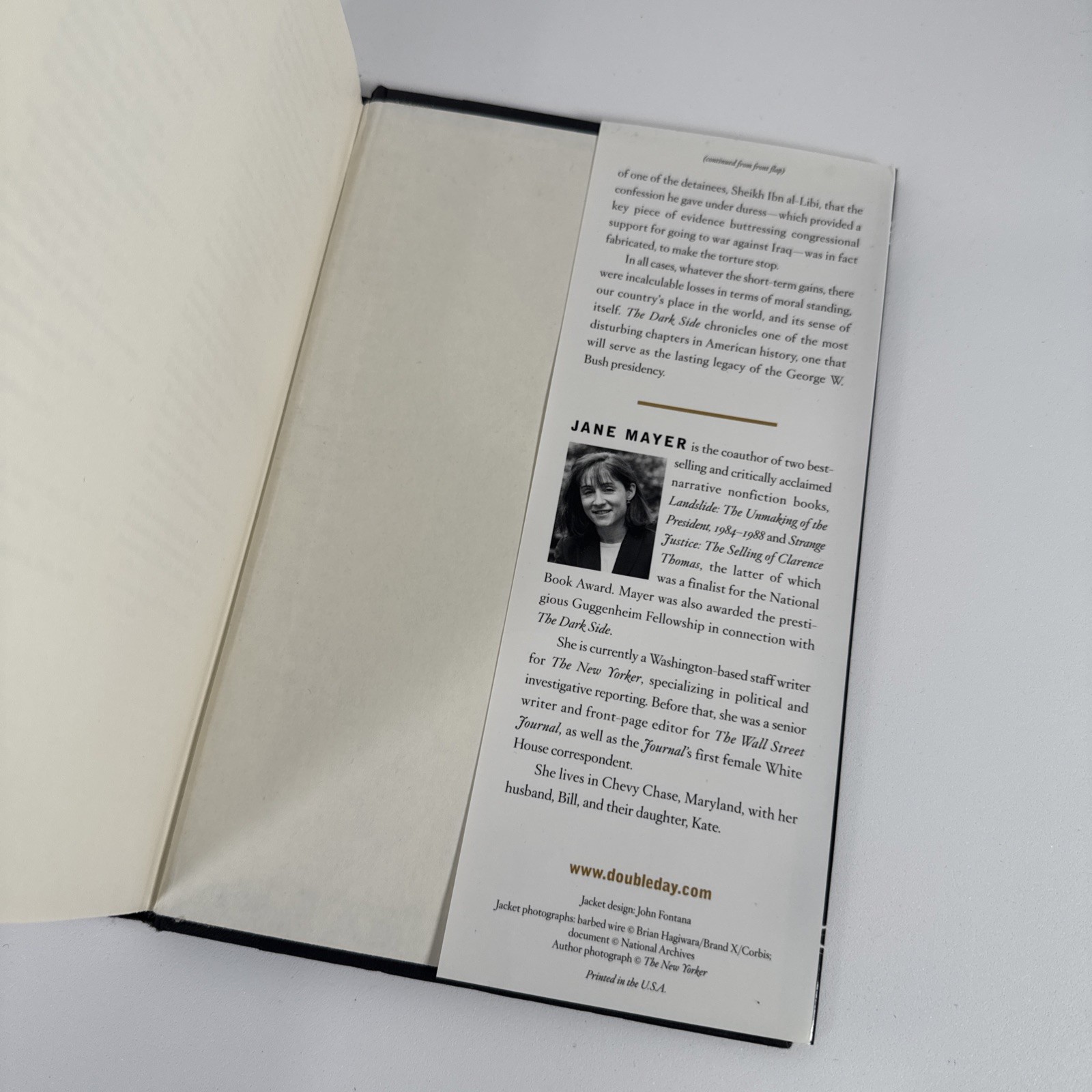 Dark Side: War In Terror Jane Mayer Terrorism 1st Edition