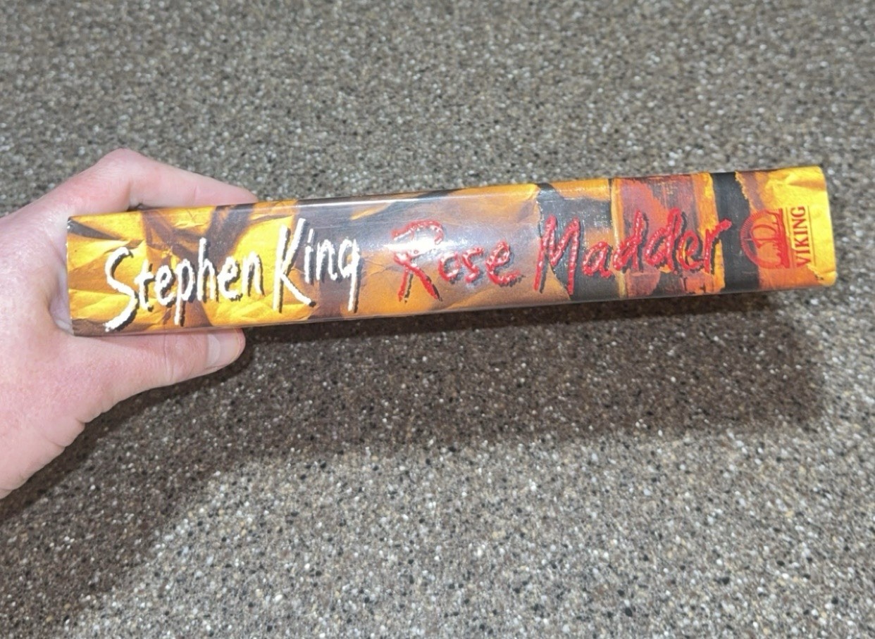 Stephen King ROSE MADDER 1st Edition 1st Printing Hardcover Dust Jacket