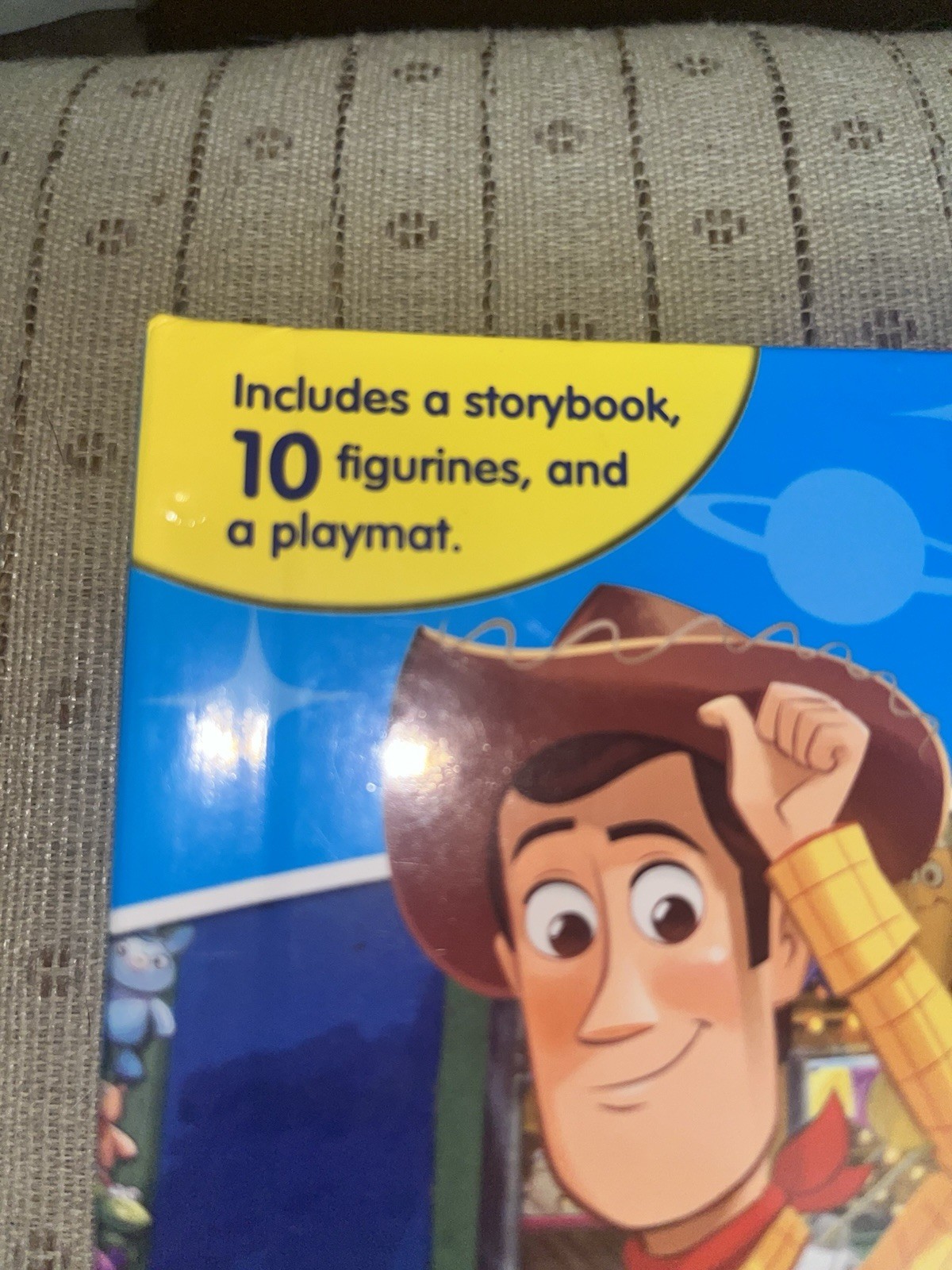 Phidal Disney Toy Story 4 My Busy Books With 6 Figurines & Playmat Pre-owned