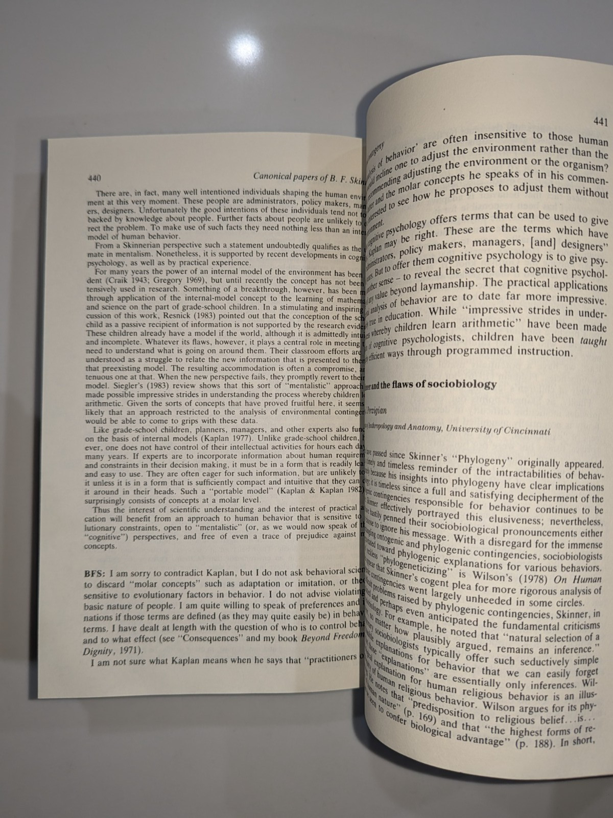 Selection of Behavior – B.F. Skinner | 1994 | Cambridge University Press | PB