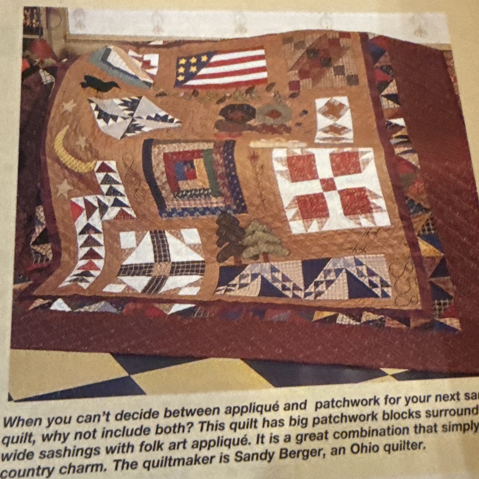 Sampler Quilts Magazine 75 Vintage Blocks Paper Piecing Applique Quilt