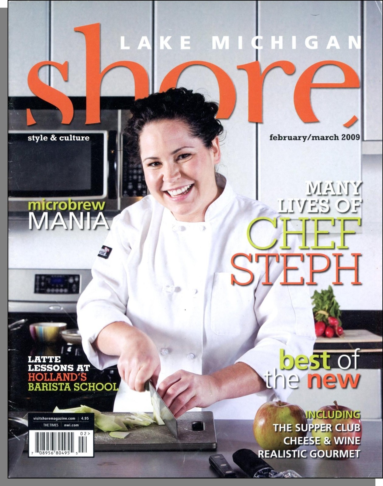 Lake Michigan Shore (Style & Culture) – 2009, February – Chef Steph, Microbrews