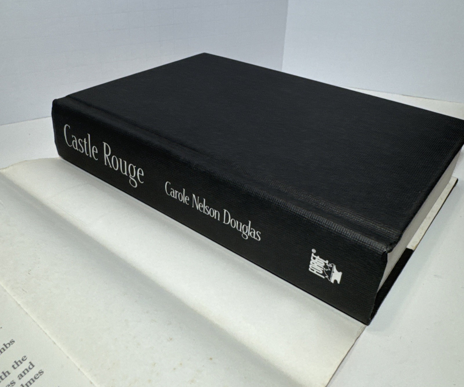 SHERLOCKIANA | VINTAGE 1st Ed HC DJ | Castle Rouge by Carole Nelson Douglas