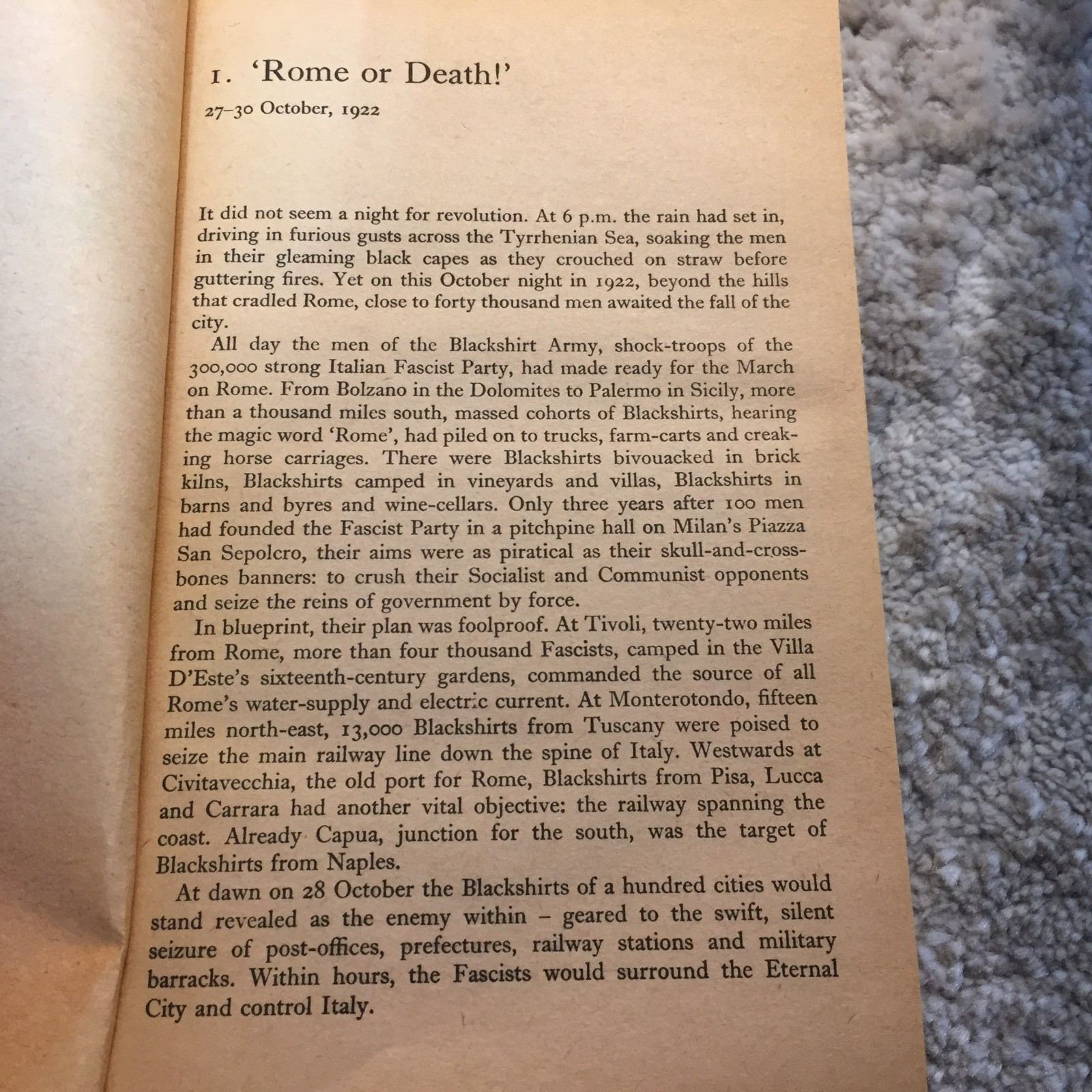 Duce! Military Biography Paperback Book by Richard Collier Popular Library 1971