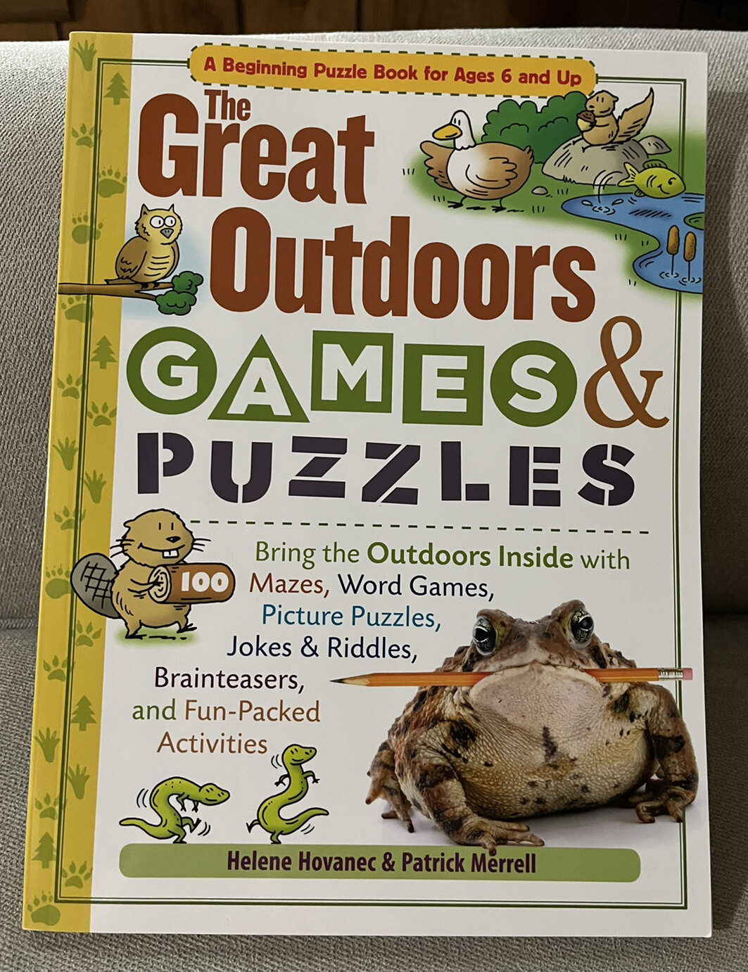 Book “The Great Outdoors Games & Puzzles” 2007 Paperback, New Condition (g)